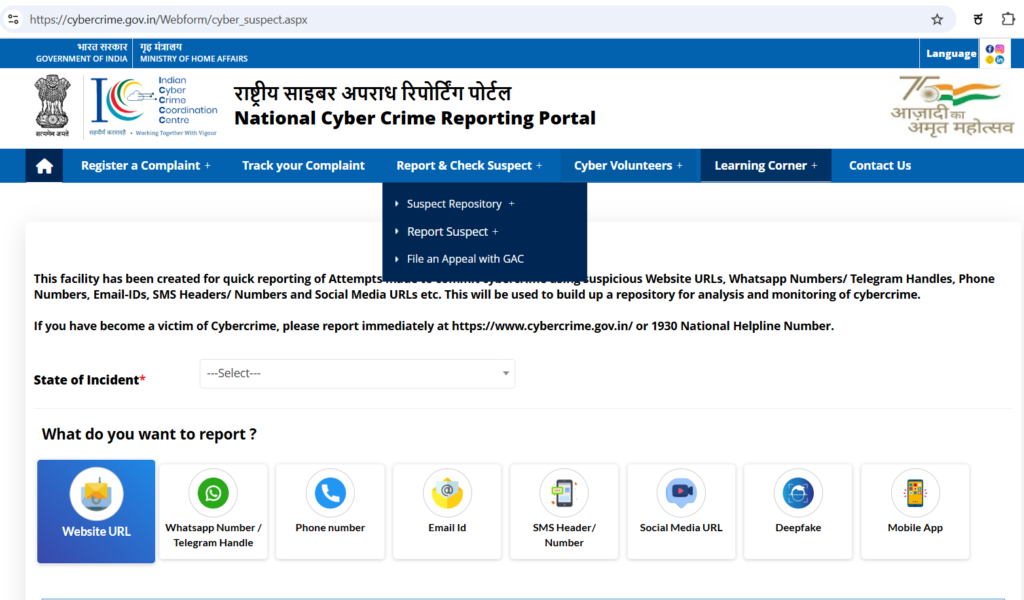 Suspected cyber Fraudster